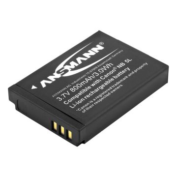 Ansmann A-Can NB-5L Akumulators, 3,7V, 820mAh (Canon fotoaparātiem)