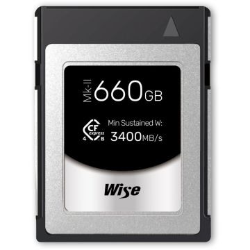 Wise CFexpress 4.0 Type B PRO 660GB MK-II WI-CFX4-B660PM2