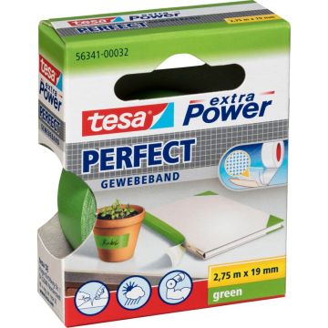 Tesa auduma līme. 2,75m x 19mm extra power green perfect 56341