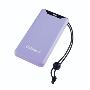 Intenso Powerbank F10000 10000 mAh, 1x USB-C, 1x USB-A, pelēks, ar USB-C uz USB-C kabeli