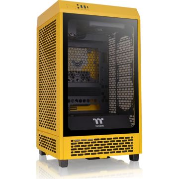 Thermaltake The Tower 200, mATX, porti: 1 x USB 3.0, 2 x USB 2.0, Audio I/O, Zaļš