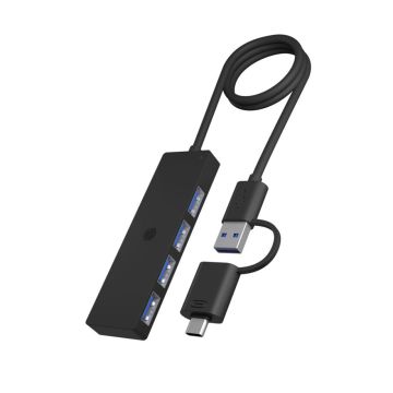 Raidsonic IB-HUB1424-C3 4-Port USB Type-A Hub
