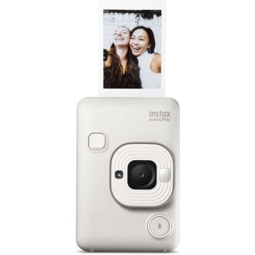 Fujifilm Instax Mini LiPlay Momentfoto Kamera miglas balts