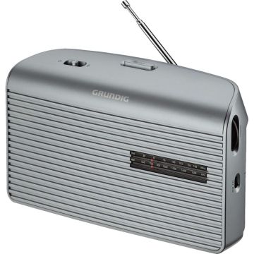 Grundig Music 60X Radio, DAB+/FM, baterijas/AC, pelēks