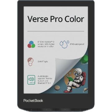 PocketBook Verse Pro Color E-grāmatu lasītājs, 6" (15.2 cm), 16GB, zils